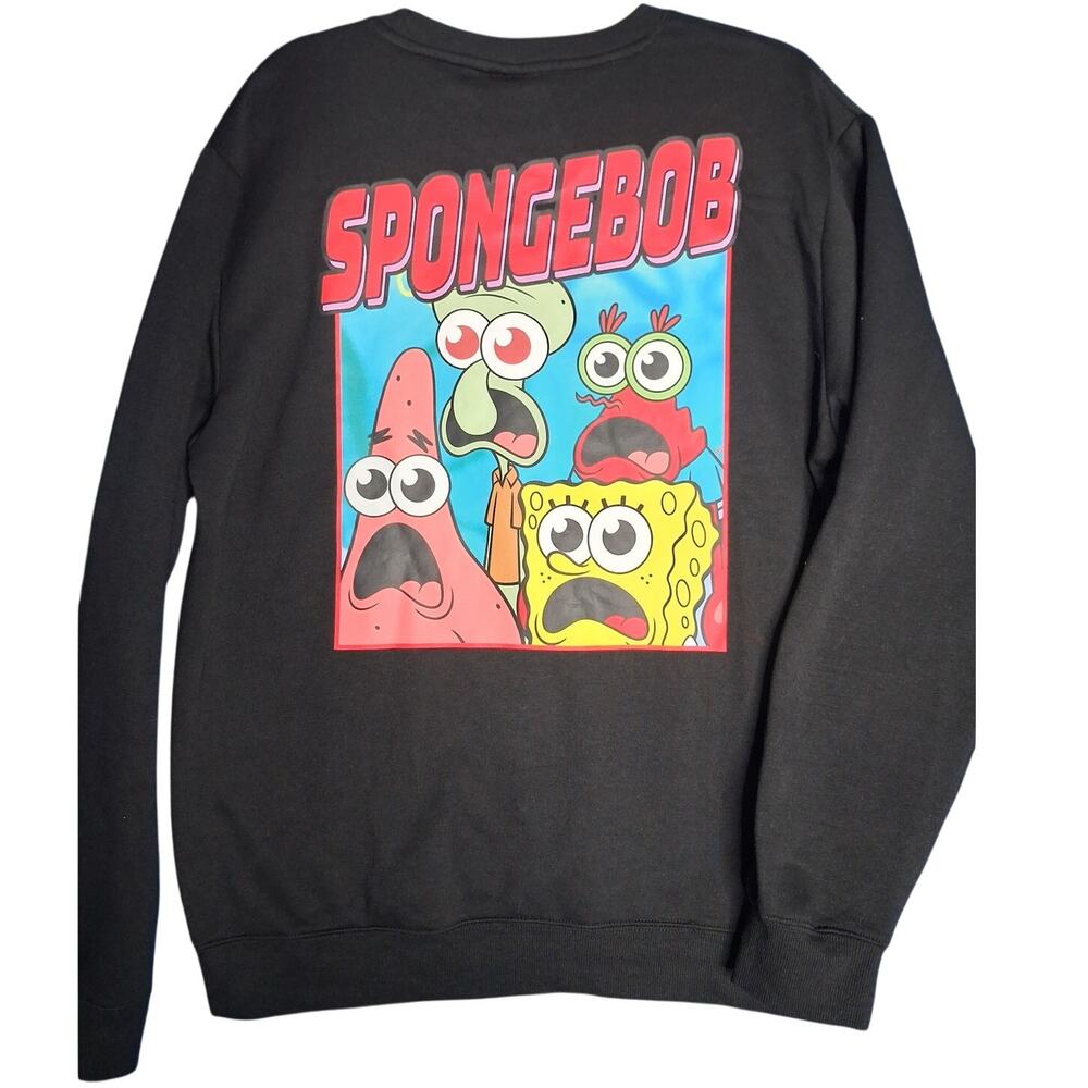 Nickelodeon SpongeBob SquarePants Sweatshirt Large Black